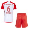 Original Trikotsatz FC Bayern München Joshua Kimmich 6 Heimtrikot 2023-24 Für Kinder